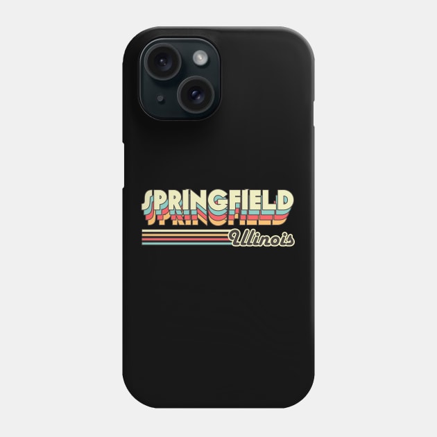 Springfield town retro Phone Case by SerenityByAlex