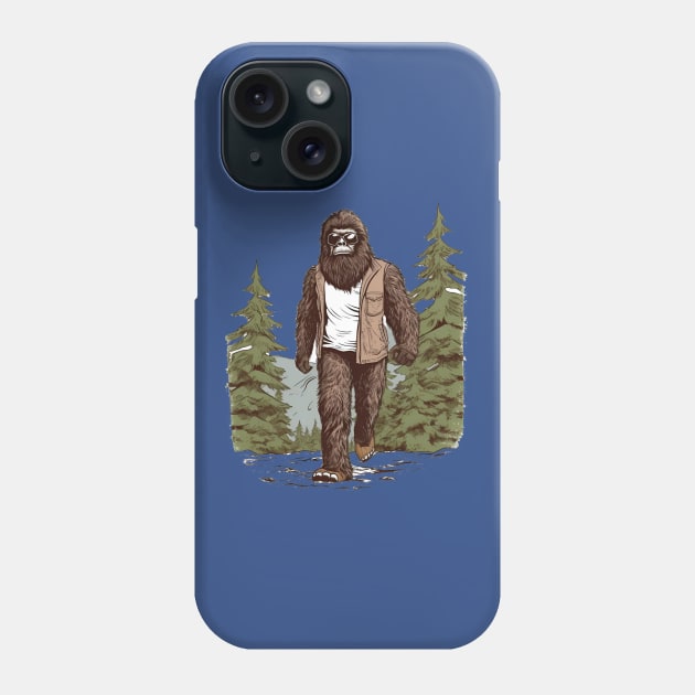 Dope Sasquatch in Nature Phone Case by Grassroots Green