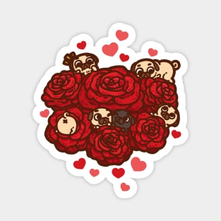 Red Roses Puglie Magnet