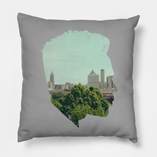 Earn Silhouette Pillow by opiester