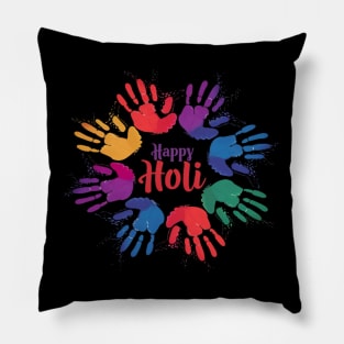 Happy Holi Hindu Festival 2025 Pillow