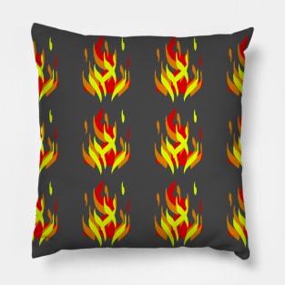 Minimalist FIre Pattern Pillow