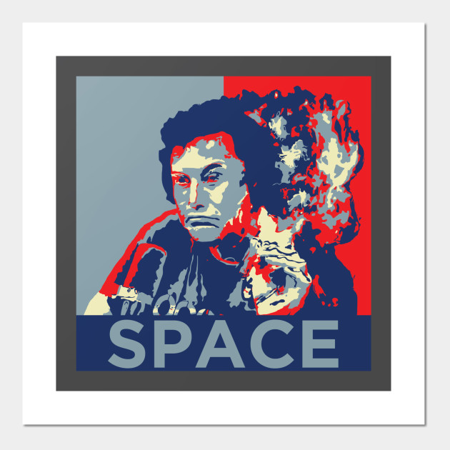 Elon Musk Space Poster Elon Musk Posters And Art Prints Teepublic Uk