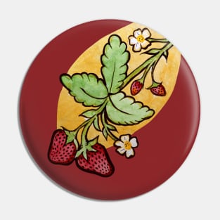 Strawberries Pin