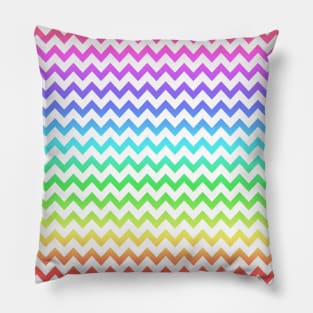 Rainbow Chevron pattern Pillow