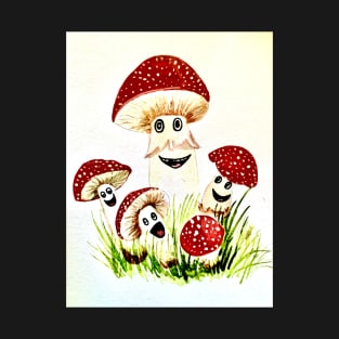 Mushroom family T-Shirt