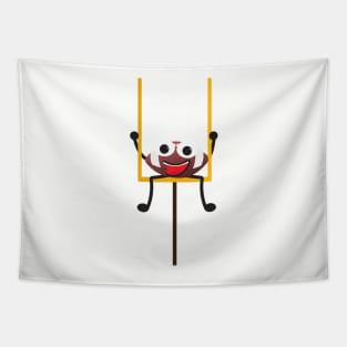 Cute Smiling Football ball Tapestry