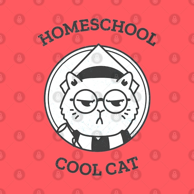 Homeschool Cool Cat by BeeDesignzzz