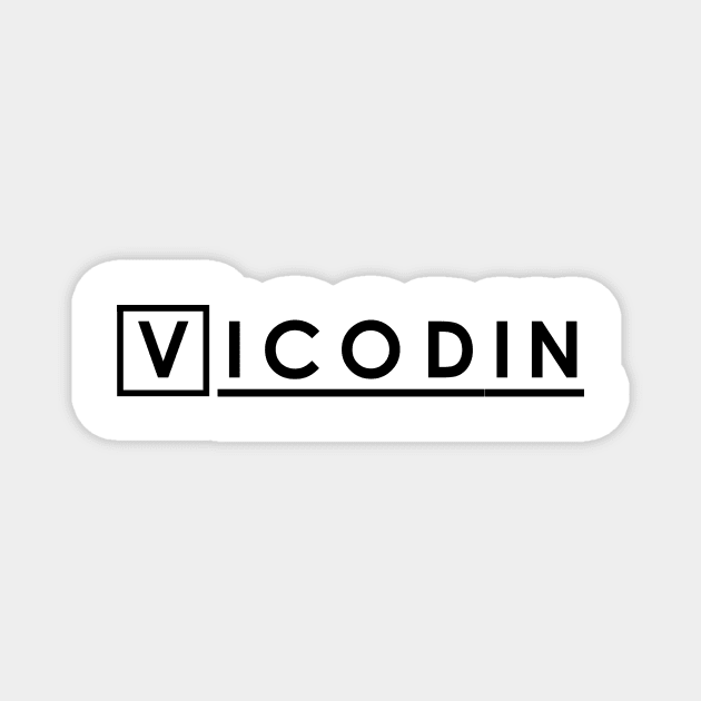 House MD Hugh Laurie Vicodin Magnet by ZSBakerStreet