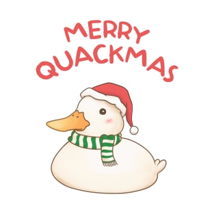 Merry Quackmas Cute Christmas Duck T-Shirt