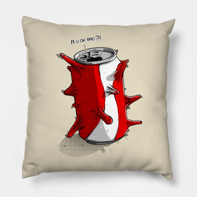 Caffeine Pillow by raxarts