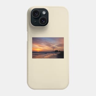 January sunrise on the beach Phone Case