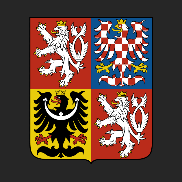Coat of arms of the Czech Republic by Flags of the World
