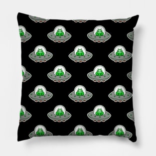 UFO Sloth Pattern Pillow