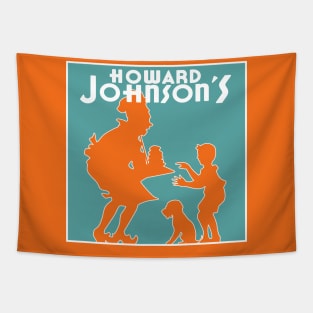 Howard Johnson's Chef, Boy, and Dog Tapestry