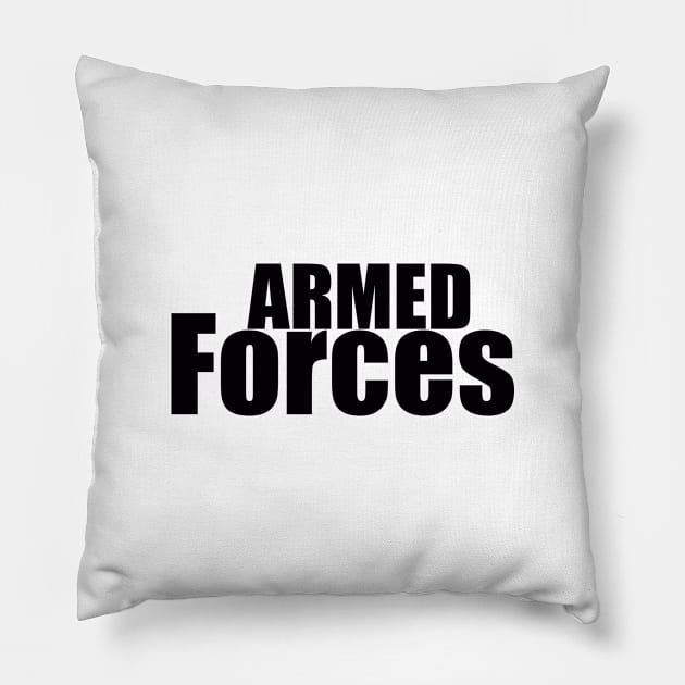 Armed forces day Pillow by yassinstore
