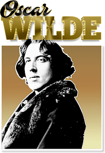 Oscar Wilde -  90s Styled Retro Graphic Design Magnet