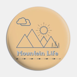 Mountain Life Pin