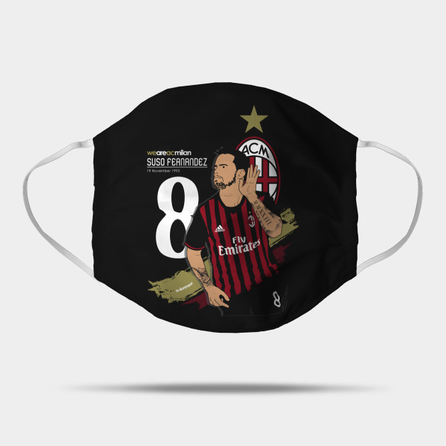 Ac Milan Ac Milan Mask Teepublic Uk