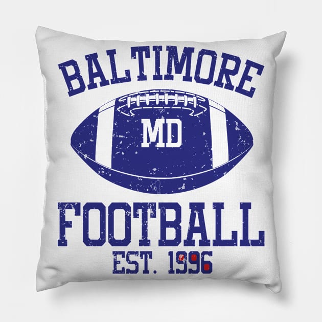 Baltimore Football Fan Gift Present Idea Pillow by Bestseller