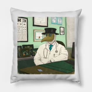 21st century plague doctor Pillow