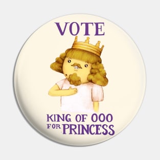 Vote King of Ooo for princess! (Adventure Time fan art) Pin