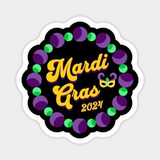 Mardi Gras 2024 Magnet