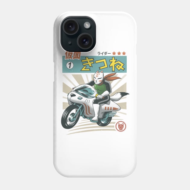 Kitsune Kamen Rider Phone Case by Vincent Trinidad Art