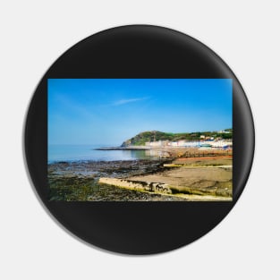 Aberystwyth Beach & Promenade - Spring Sunshine - Coastal Scenery Pin