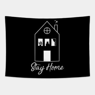 Stay Home Tapestry