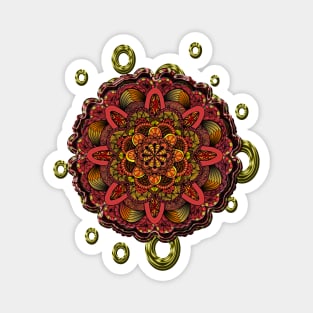 Chrysanthemum in lace Magnet