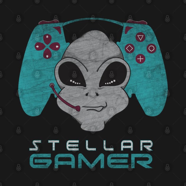 Alien Head Gamer by PEHardy Design