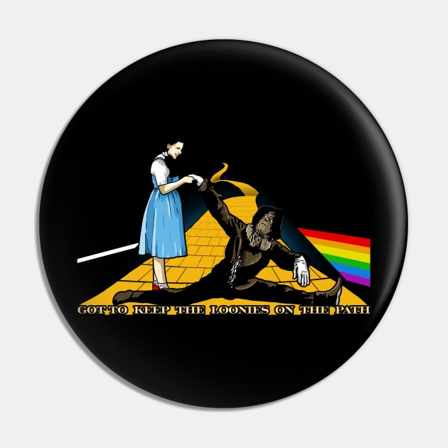 Dark Side Of The Rainbow Pin by Harley Warren