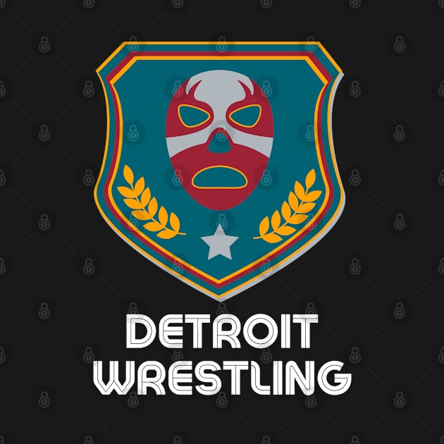 Detroit Wrestling "A Dark Era Turquoise" by DDT Shirts