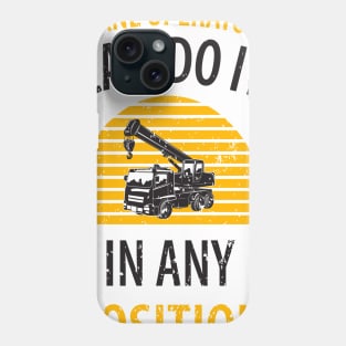 crane driver father father's day construction work Phone Case