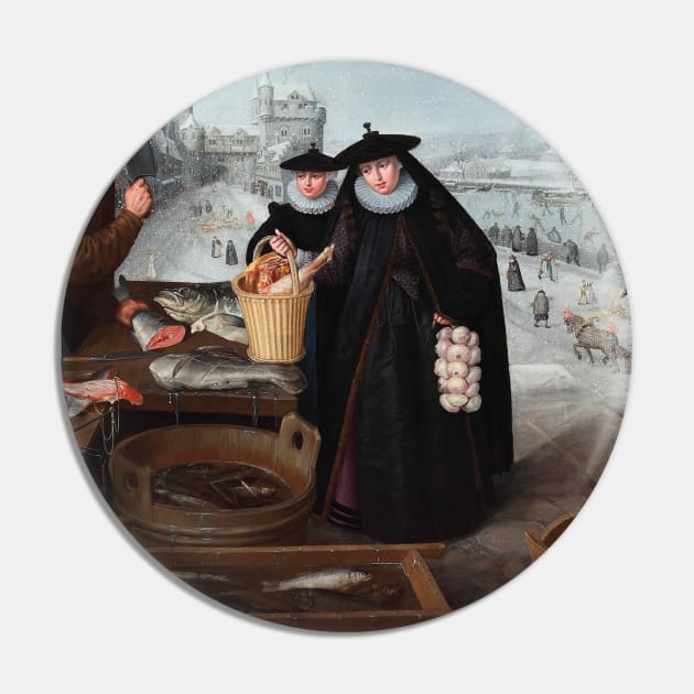 An Allegory of Winter by Lucas van Valckenborch and Georg Flegel Pin by Classic Art Stall