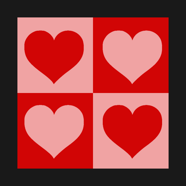 Retro Checkered Hearts by osnapitzami