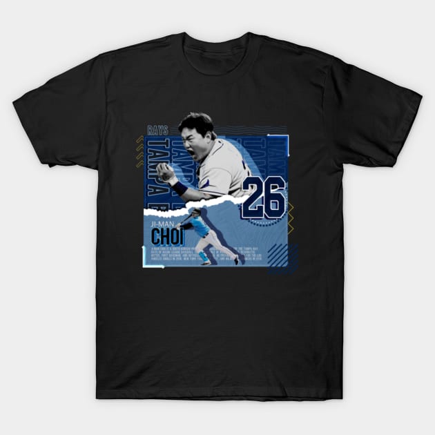 Rinkha Ji-Man Choi Baseball Paper Poster Rays T-Shirt