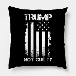 Trump Not Guilty, Free Trump, I stand with Trump. Pillow