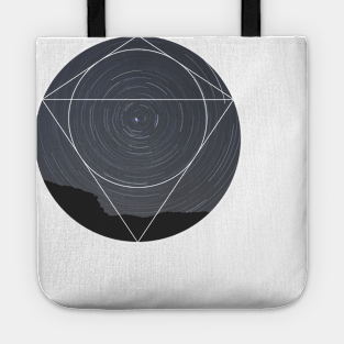 Spinning Universe Geometric Photography Tote