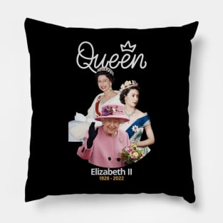 queen elizabeth Pillow