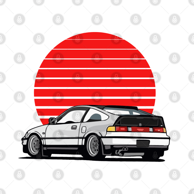 Honda CRX by artoriaa