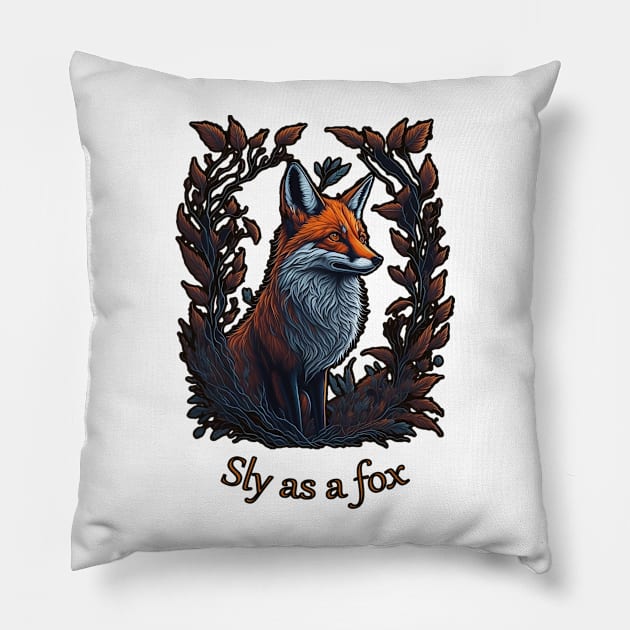 fox Pillow by ElArrogante