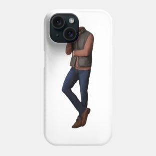 Invisible Henry drinking Coffee Phone Case