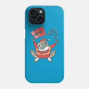 Funny Christmas Frog Phone Case