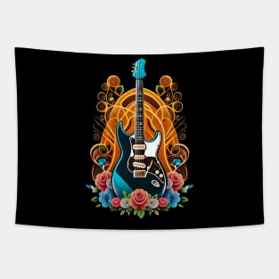 Electric guitar vibrant 33 Tapestry