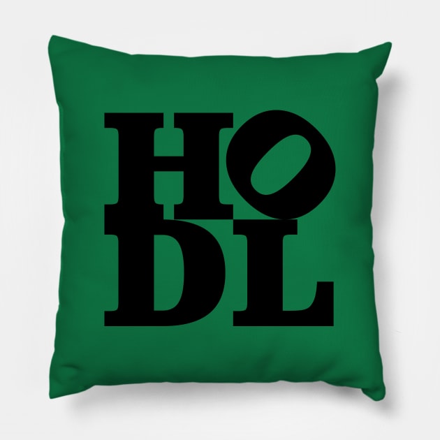 Just Hodl Pillow by LateralArt