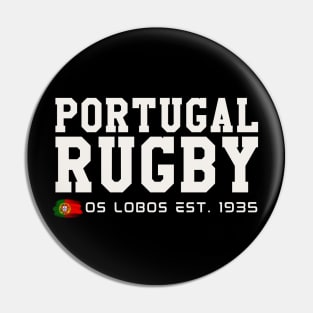 Os Lobos, Portugal Rugby Union Pin