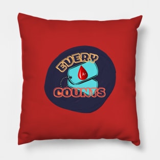 Do You Know your Blood Type?  …  A-  !!! Every drop counts! Pillow