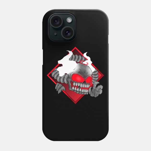 Copy of Madness combat Tricky the clown EXPURGATION SKELETON Phone Case by Renovich